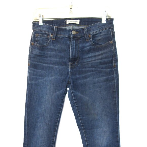Madewell High Riser Skinny Jeans Size 27 x 28" Ins Medium Wash VGUC Ankle Length - Picture 3 of 12